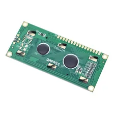 Display Lcd 16x2 Com Backlight Verde E Escrita Preta Foto mini 2