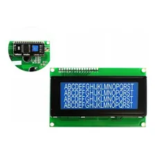 Display Lcd 2004 20x4 Fundo Azul Modulo I2c Soldado Arduino Foto mini  2