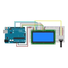 Display Lcd 20x4 2004 Backlight Azul Foto mini 3