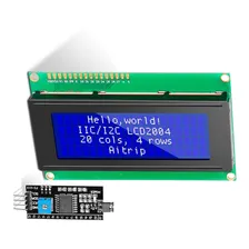 Display Lcd 20x4 2004 Com Back Azul + Modulo I2c Pic Arduino Foto mini 2