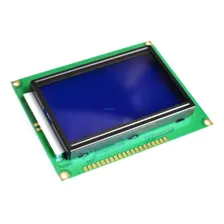 Display Lcd Gráfico 128x64 Com Backlight Azul Foto  mini 1