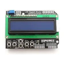 Display Lcd Keypad Shield 16x02 Com Teclado Botoes Arduino Mingwu Electronics Foto  mini 1