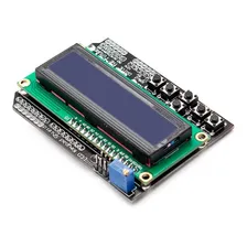 Display Lcd Keypad Shield 16x02 Com Teclado Botoes Arduino Mingwu Electronics Foto mini  2