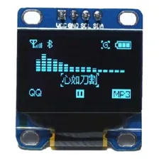 Display Lcd Serial Para Arduino Oled 0.96 Gráfico 128x64 I2c Foto mini 1