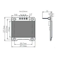 Display Lcd Serial Para Arduino Oled 0.96 Gráfico 128x64 I2c Foto mini 4