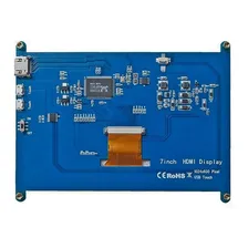 Display Lcd Tft 7 1024 X 600 Touch Screen Capacitivo Hdmi Foto mini  2