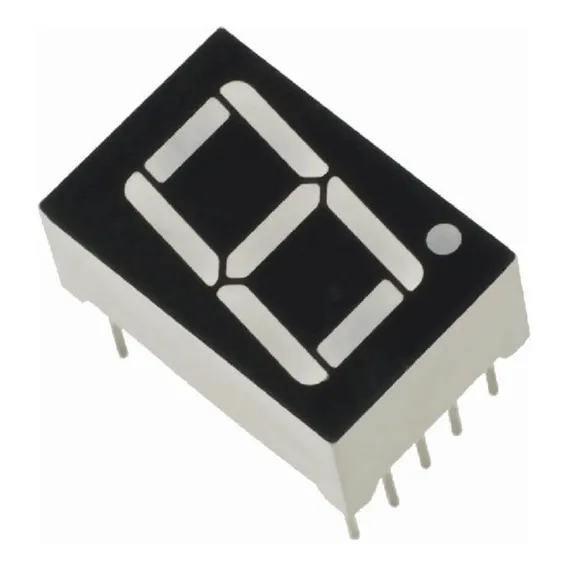 Display Led Anodo Comum 1 Dígito 7 Segmentos Foto 1