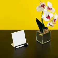 Display Mesa Buffet, Vitrine, Identificador - Kit 5 Peças Cor Branco Foto mini  3