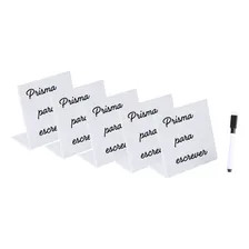 Display Mesa Buffet, Vitrine, Identificador - Kit 5 Peças Cor Branco Foto  mini 1