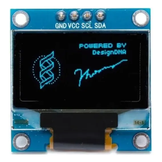 Display Oled 0.96 Azul Gráfico I2c 128x64 Arduino Foto 1