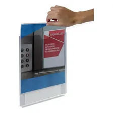 Display Parede Quadro Avisos Porta Folhas A3 AcrÃlico Vert Foto mini 3
