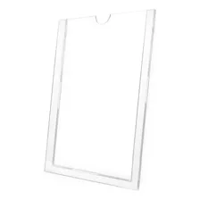 Display Porta Folha A4 Parede AcrÃlico Com Fita Adesiva Foto mini 1