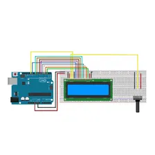 Display Tela Lcd 16x2 1602 Backlight Azul Arduino Rasp C/ Foto mini 4