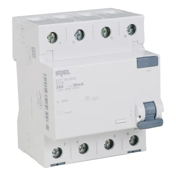 Dispositivo Dr 4p 25a 30ma Iriel Tipo Ac 5sz13420mb *107431 Foto 1