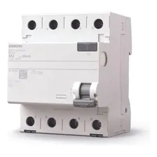 Dispositivo Dr Tetrapolar Tipo AC 400v 6ka 3p+n 40a 30ma Ac Siemens Foto mini 1