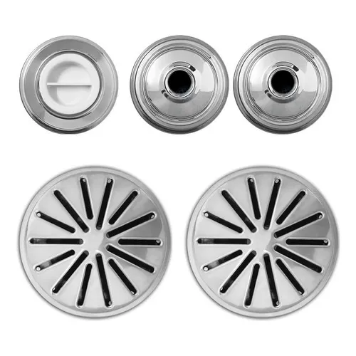 Dispositivos Inox 1 Aspiração 2 Retorno 2 Drenos Piscina Foto 1