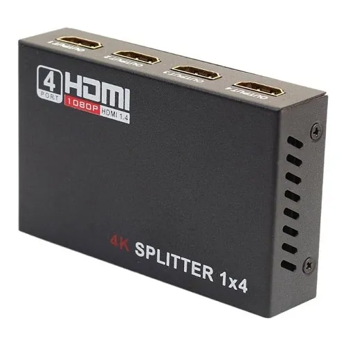 Distribuidor Divisor Splitter Hdmi 1x4 1.4v Full Hd 3d 1080p Foto 1