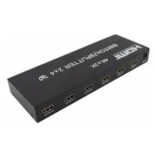 Distribuidor E Seletor Hdmi 2x4 Com Extrator De Áudio Foto mini 4