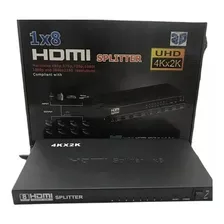 Distribuidor Splitter Hdmi 1x8  3d 8 saídas Foto  mini 1