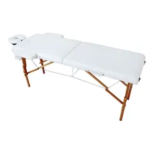 Divã Mala Dobrável C/ Orificio Mesa Maca Massagem Estetica Cor Branco Foto mini  3