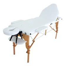 Divã Mala Reclinável E Dobrável Mesa Maca Massagem Estetica Cor Branco Foto  mini 1