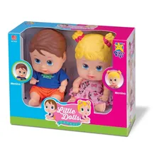 Divertoys Little Dolls gêmeos Foto mini  2