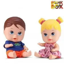 Divertoys Little Dolls gêmeos Foto  mini 1