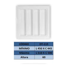 Divisor De Talher Dt 115 Cor Branco Foto mini 3