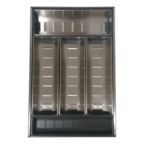 Divisor De Talheres Para Gaveta Inox 28x42,2cm Fgv Tn- Flore Foto 1