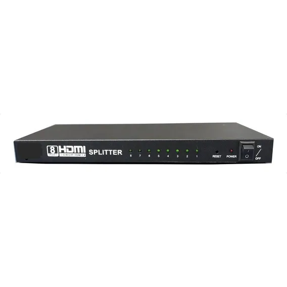 Divisor Hdmi 1.4 Hdcp Splitter 1 Entrada 8 Saídas 1080p 1x8 Foto 1