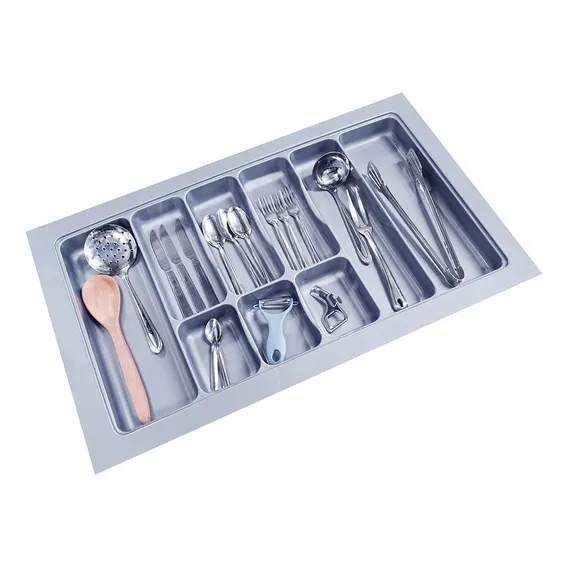 Divisor Talher Organizador Og-73 Cinza Gaveta Grande Garfos Foto 1