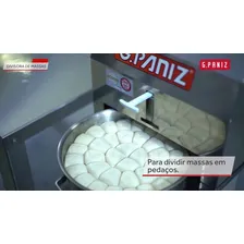 Divisora De Massa De Mesa Inox Faz 36 Pedaços Dv36 Gpaniz Foto mini 2