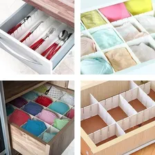 Divisórias De Gavetas Organizador Separador Ajustável Cor Branco Foto mini  2