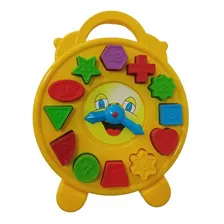 Divplast Relógio Didático Brinquedo Educativo Cor Amarelo Foto mini 1