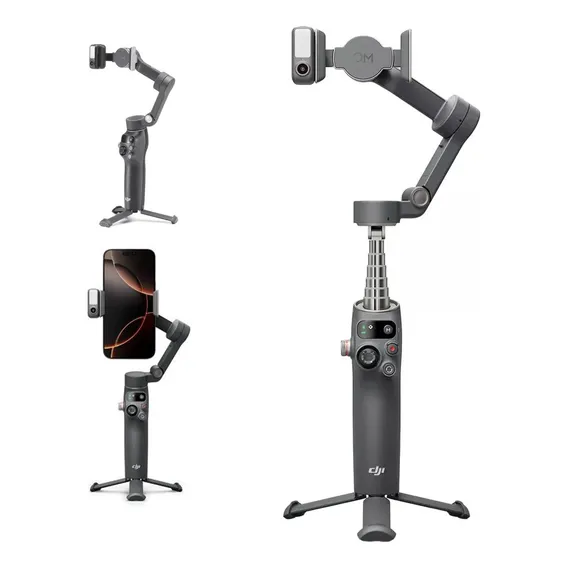 Dji Osmo 7 Gimbal iPhone 15 Plus 10x Cor Preto Foto 1