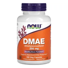 Dmae 250mg Now Foods Dimetilaminoetanol 100 Veg Caps 4un Foto mini 2