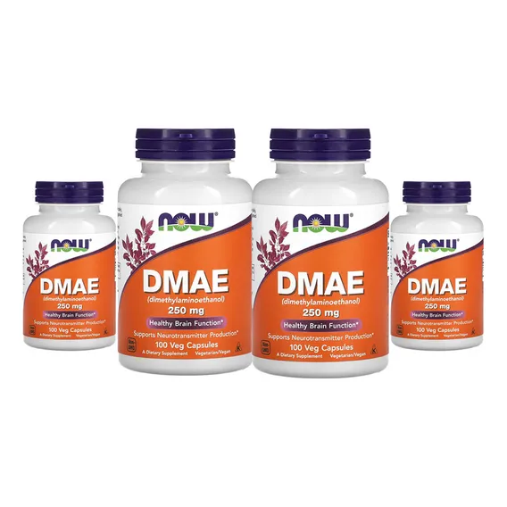 Dmae 250mg Now Foods Dimetilaminoetanol 100 Veg Caps 4un Foto 1
