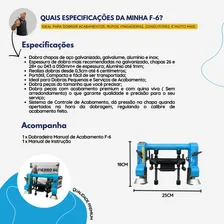 Dobradeira F-6 Pingadeira Condutor Acabamentos Calheiro Foto mini  2