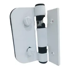 Dobradiça 1114 Automática Para Box De Banheiro Porta Blindex Foto mini 1