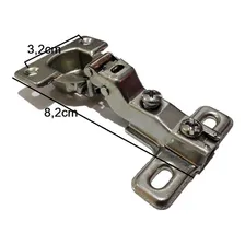Dobradiça 26mm Hettich P/ Porta Armários 12 Unidades Altura Reta Foto mini  3
