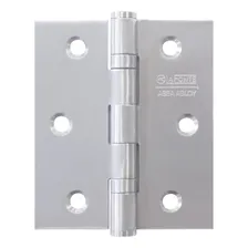 Dobradiça 395 La Fonte 3.5x3 Inox Com Rolamento E Parafusos Foto  mini 1