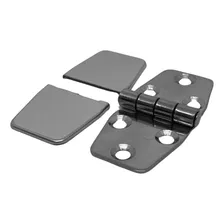 Dobradiça 6 Furos 77mm X 38mm Aço Inox Com Capa Foto mini 1