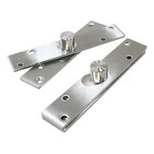 Dobradiça Inox Pivotante 300kg Polida Com Esfera E Rolamento Foto  mini 1