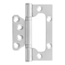 Dobradiça Inox Polido Sobrepor Carp 4 X 3 X 2.3mm Kit 21 Pçs Cromado Foto mini 1