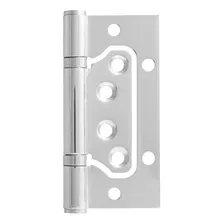 Dobradiça Inox Polido Sobrepor Carp 4 X 3 X 2.3mm Kit 21 Pçs Cromado Foto mini 2