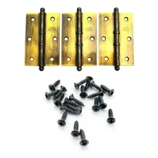 Dobradica Latao Antique 312 Canel 3 Pc [ 636509 ] Uniao Foto  mini 1