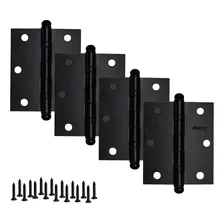 Dobradiça Pado Com Rolamento 3530 Preta 4 Peças Foto mini 1
