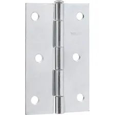 Dobradiça Para Porta 3 Aço Carbono Cromado Vonder Foto mini 1