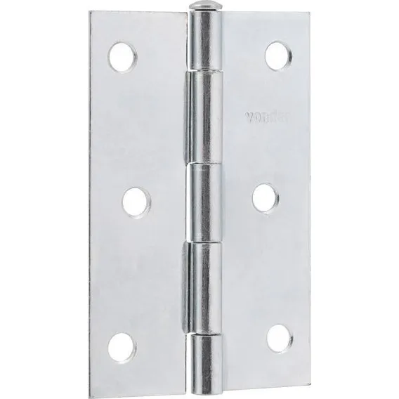 Dobradiça Para Porta 3 Aço Carbono Cromado Vonder Foto 1