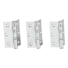 Dobradiça Para Porta 3x2,5 Rolamento Duplo Conjunto Com 3 Foto  mini 1